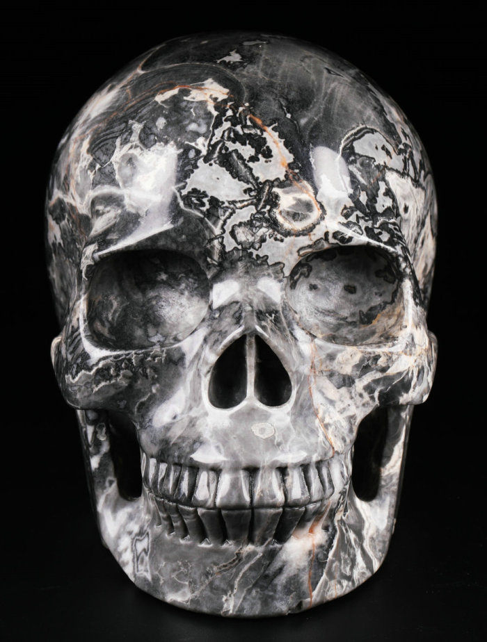 Free shipping,four 5 inches skulls,gift packaging,sent from USA warehouses, 2-5 business days to deliver