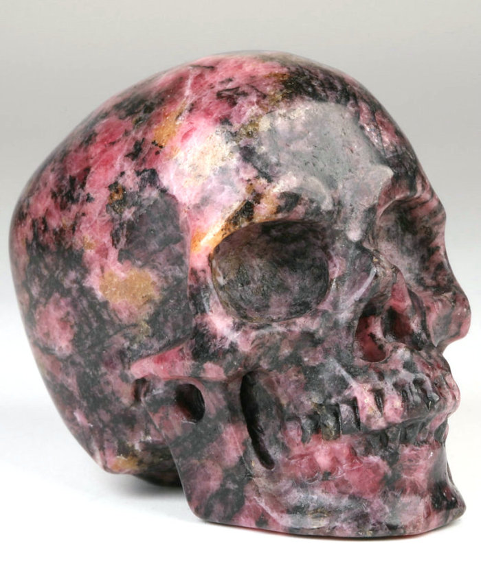 2 '' Pink & Black Rhodonite Q1923