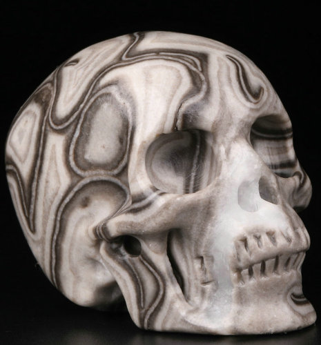 2 '' Black Crazy Lace Agate Q1912