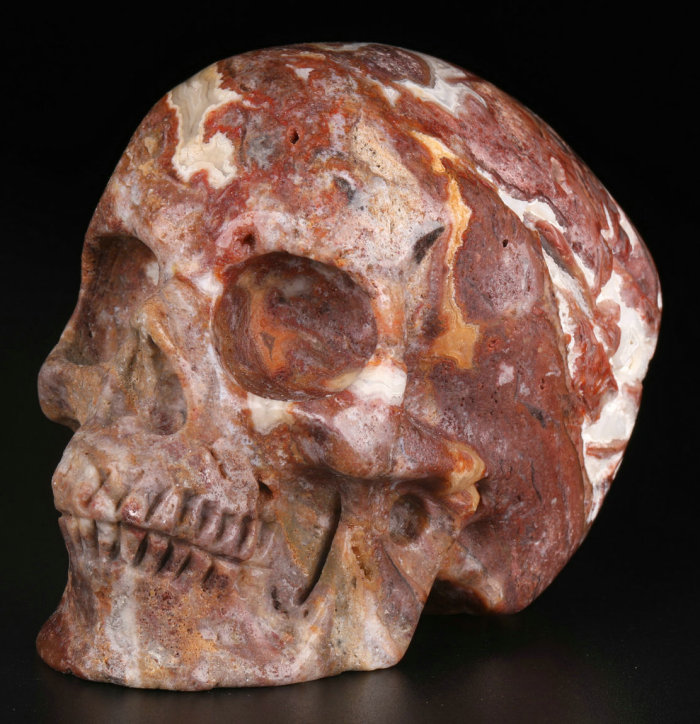 3 '' Mexico Crazy Lace Agate Q2128