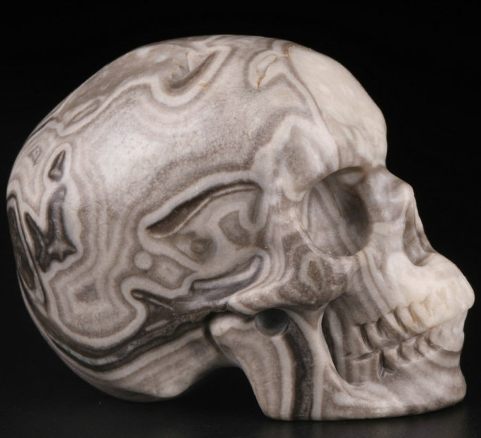 2 '' Black Crazy Lace Agate M1014
