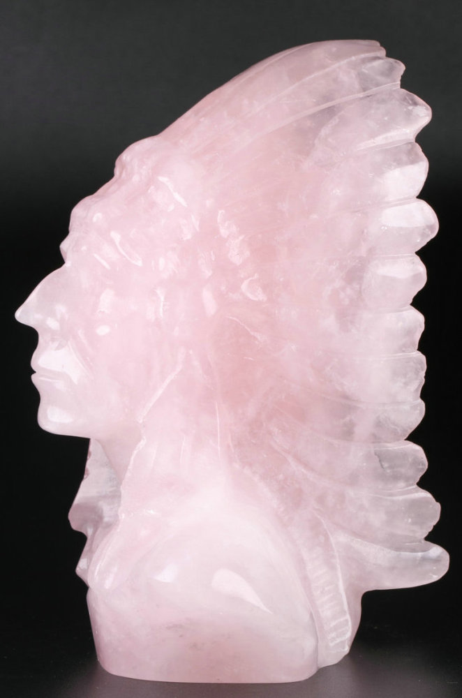 5.3 '' Rose Quartz Crystal M1158