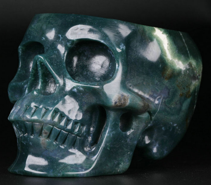 5 '' Green Moss Agate M1258