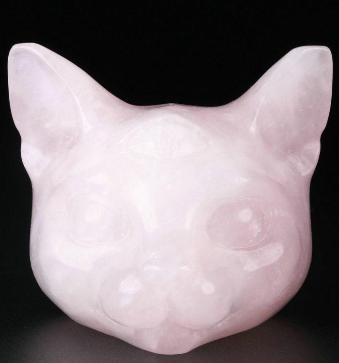 2.8 '' Rose Quartz Crystal M1285