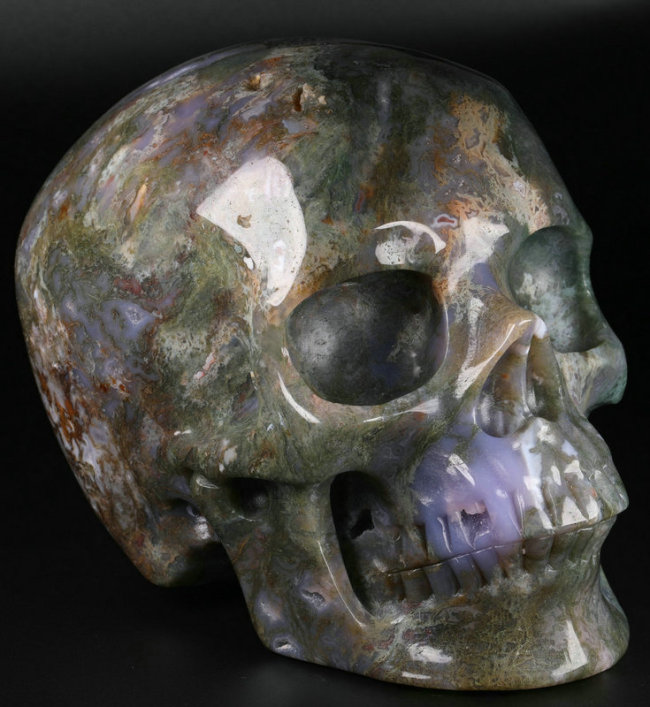 8 '' Green Moss Agate M1325