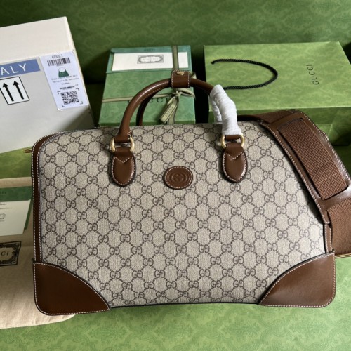 Gucci Duffle Bag With Interlocking G
