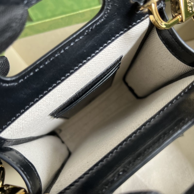 Gucci GG Matelassé Top Handle Mini Bag