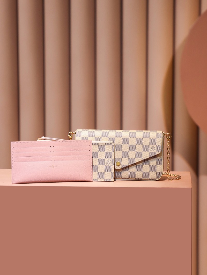 Louis Vuitton Felicie Pochette Damier Azur