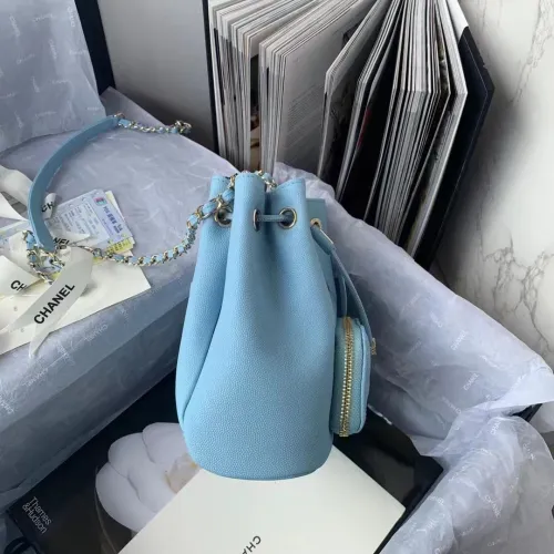 2022P Original Chanel handbag Shoulder Bags AS2318 Blue