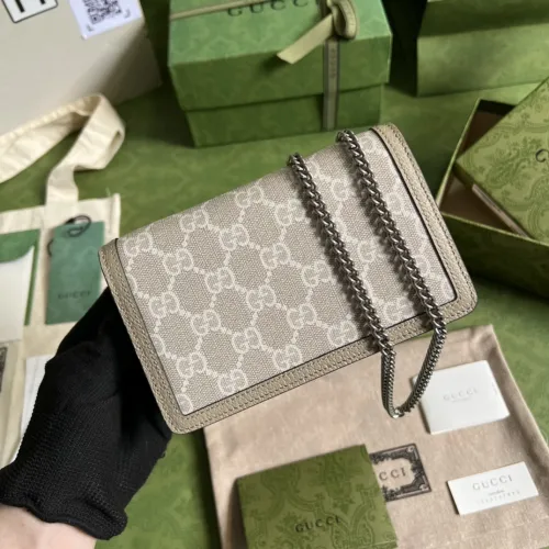 New Top Original Gucci GG Dionysus chain wallet bags 476432