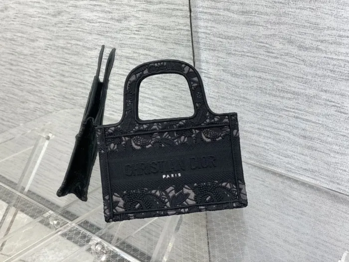 New Dior Top Book Tote handbag shopping bags