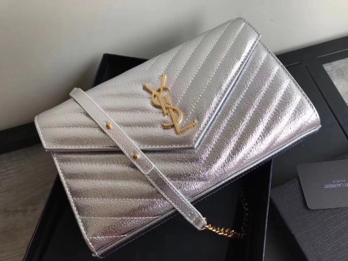 Top Silver ysl Woc Chain bag 360452