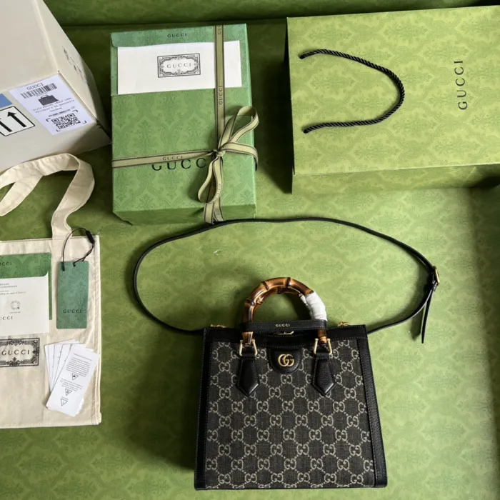 Gucci Top luxury Medium bamboo handle Handbag Bags 655661 660195