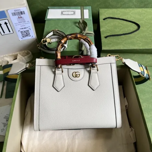 Top Gucci GG Diana bamboo handle Handbag Bags 702721，702732