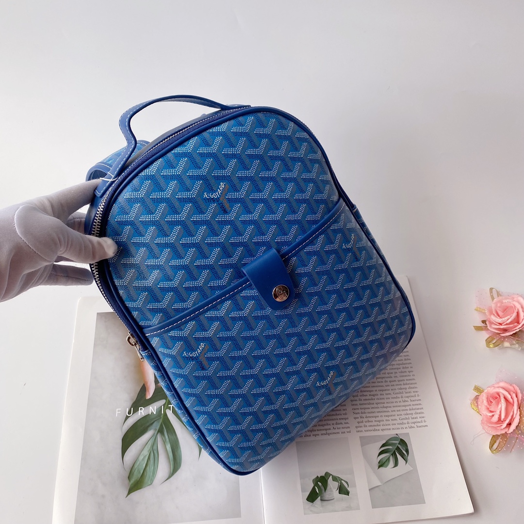US$ 122.55 - New Goyard backpack Bag Blue 