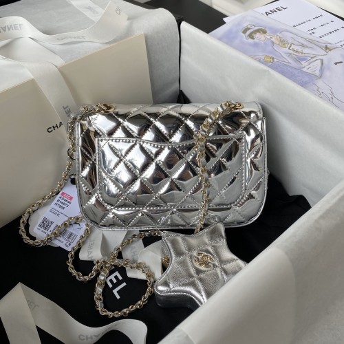 Top Quality New Chanel 24C Mini Flap Shoulder Bag Crossbody Bag Purse AS4646