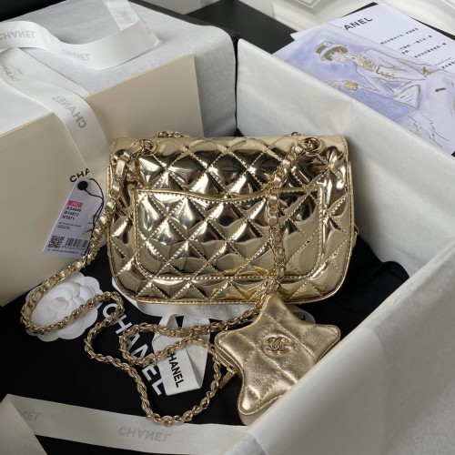 Top Quality New Chanel 24C Mini Flap Shoulder Bag Crossbody Bag Purse AS4646