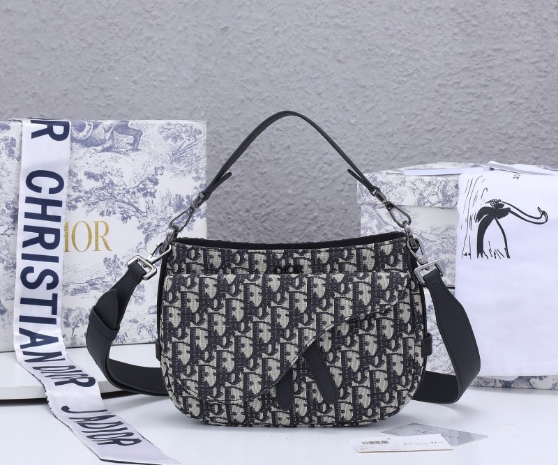 Mini Saddle Soft bag Blue print 1090 XB002 24cm