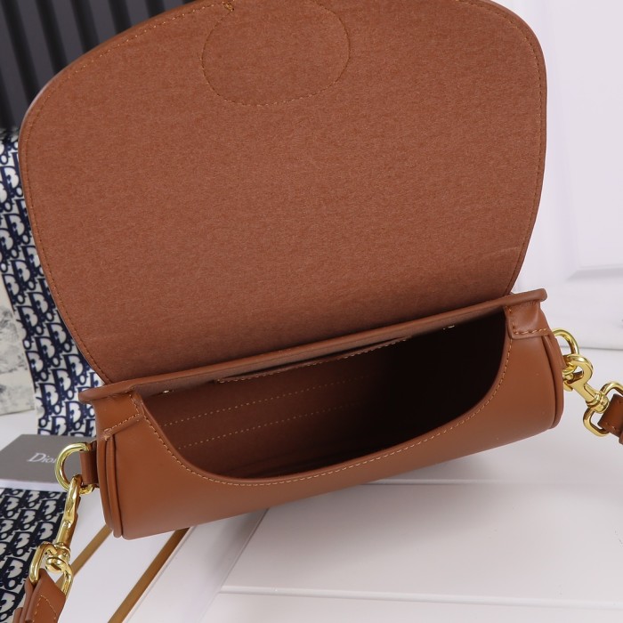 Medium Dior Bobby bag Brown CD-2011 XB081 22cm