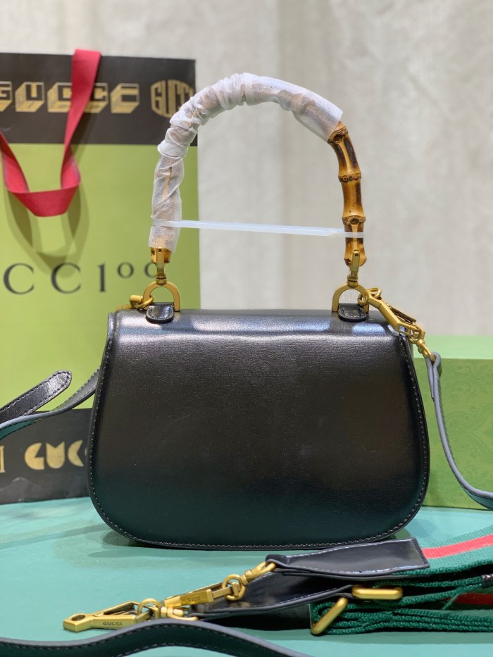 Gucci Bamboo 1947 medium top handle bag 675797 21cm