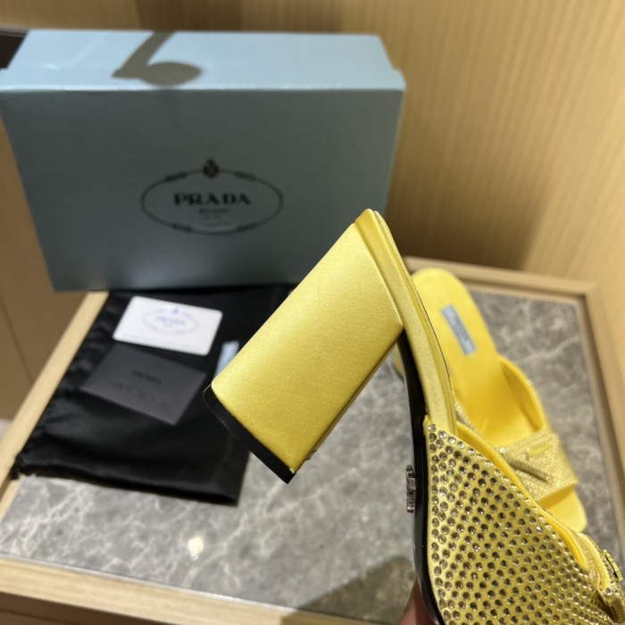 Prada shoes Diamond High heels 9CM sandal 005