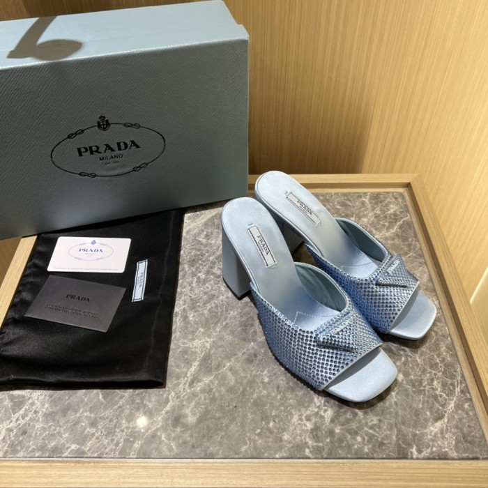 Prada shoes Diamond High heels 9CM sandal 005