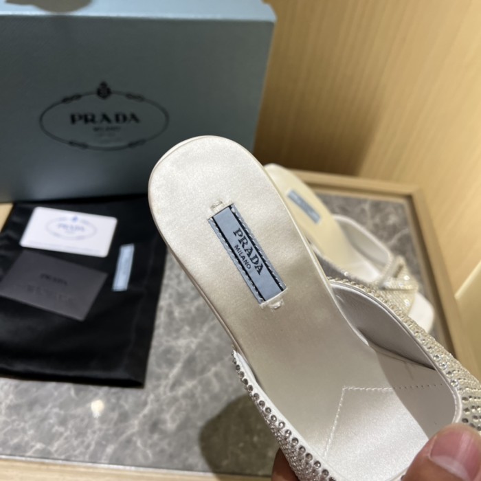 Prada shoes Diamond High heels 9CM sandal 005