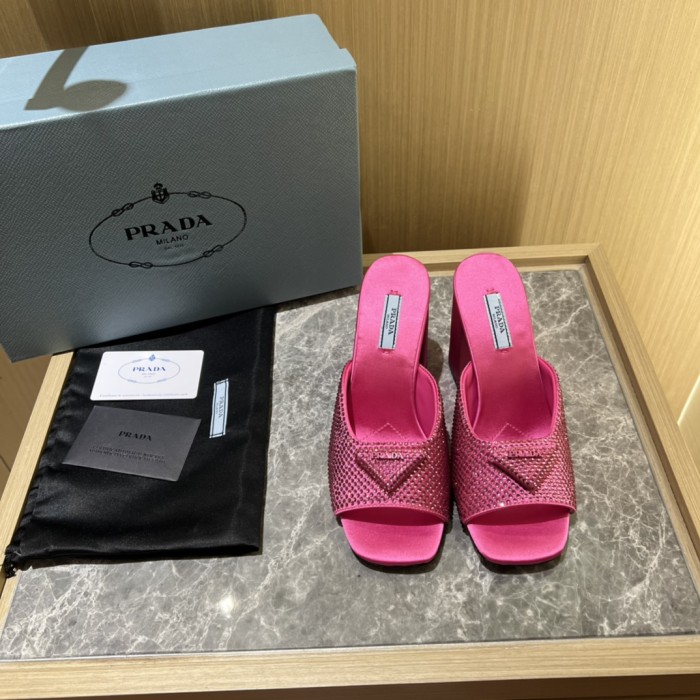 Prada shoes Diamond High heels 9CM sandal 005
