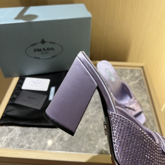Prada shoes Diamond High heels 9CM sandal 005