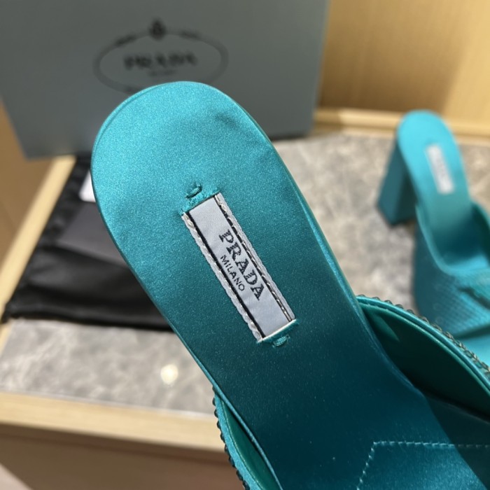 Prada shoes Diamond High heels 9CM sandal 005