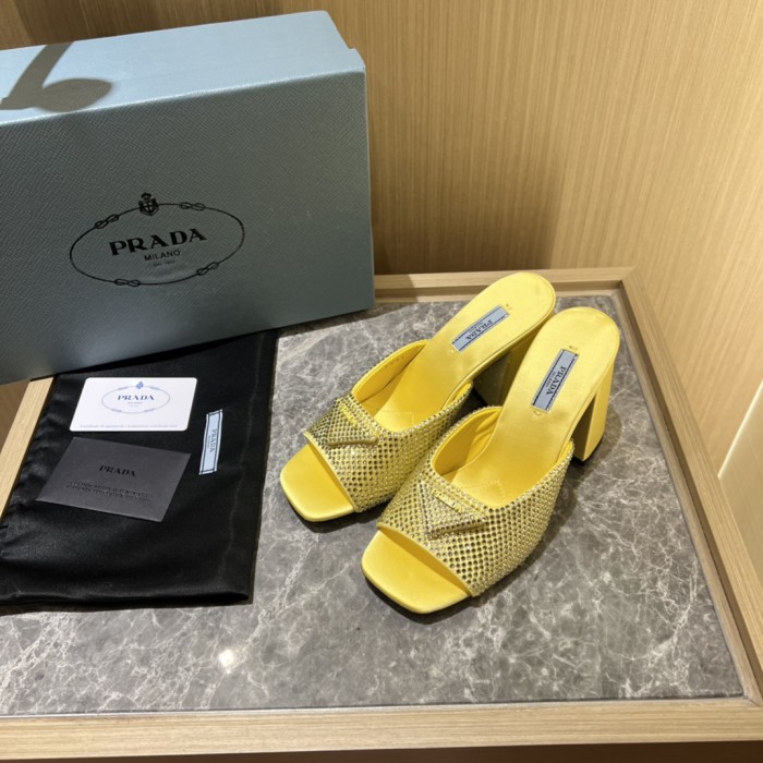 Prada shoes Diamond High heels 9CM sandal 005