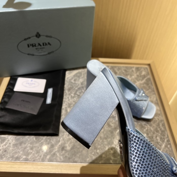 Prada shoes Diamond High heels 9CM sandal 005