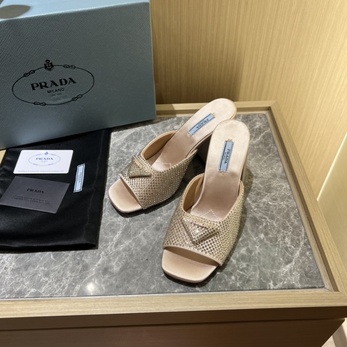 Prada shoes Diamond High heels 9CM sandal 005
