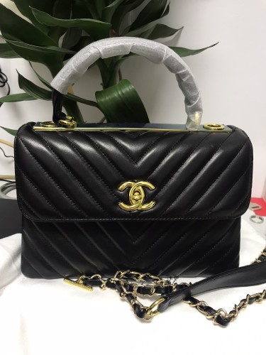 Chanel Handbag 25.5cm CC V style 92236