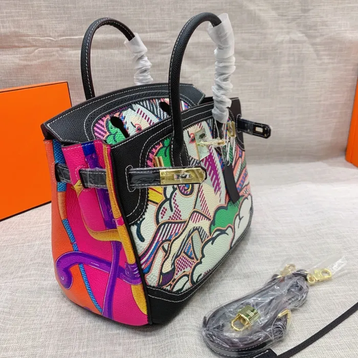 Hermes BIRKIN Painting XYZ053 30cm 01