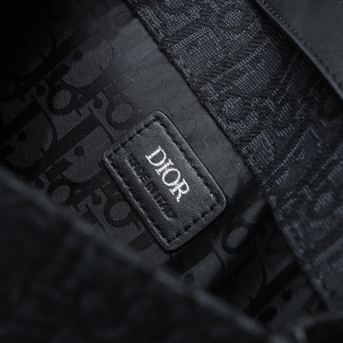 Mini Dior Tears Gallop Bag Black print 1070 XB002 20.5cm