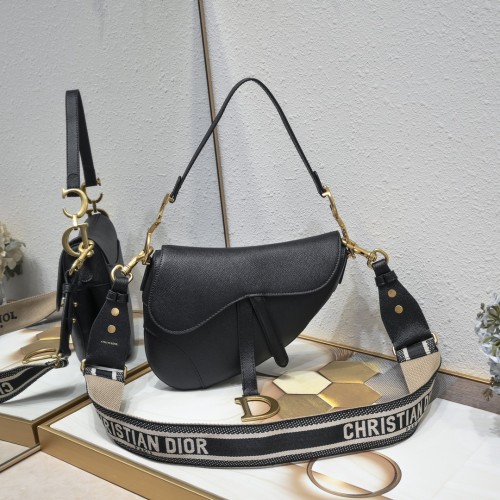 Dior Saddle bag Grained 6666 XB012 25.5cm