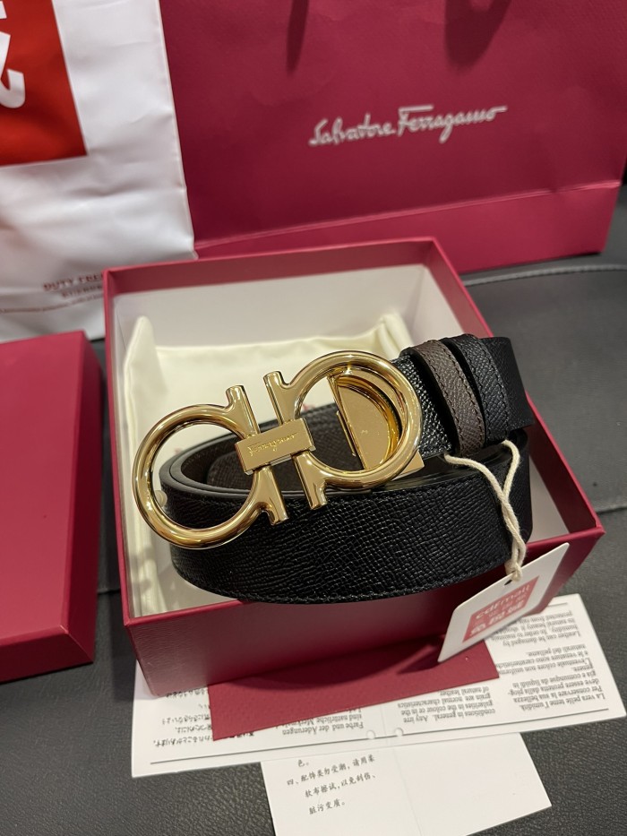 FERRAGAMO Belt 002 22PJ081 3.5cm