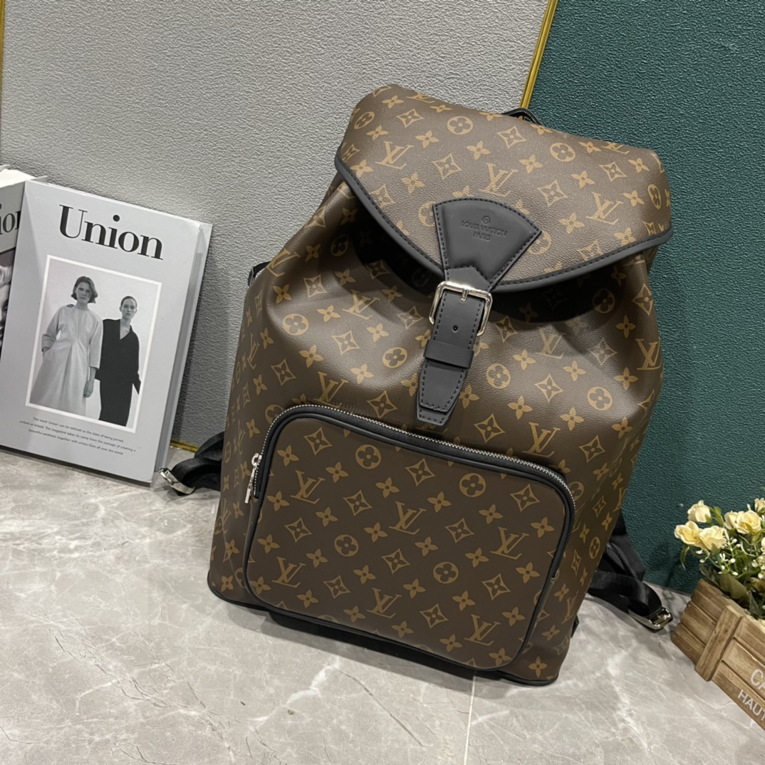 US$ 105.00 - LV Montsouris Backpack Brown M46683 LM002 40cm - www ...