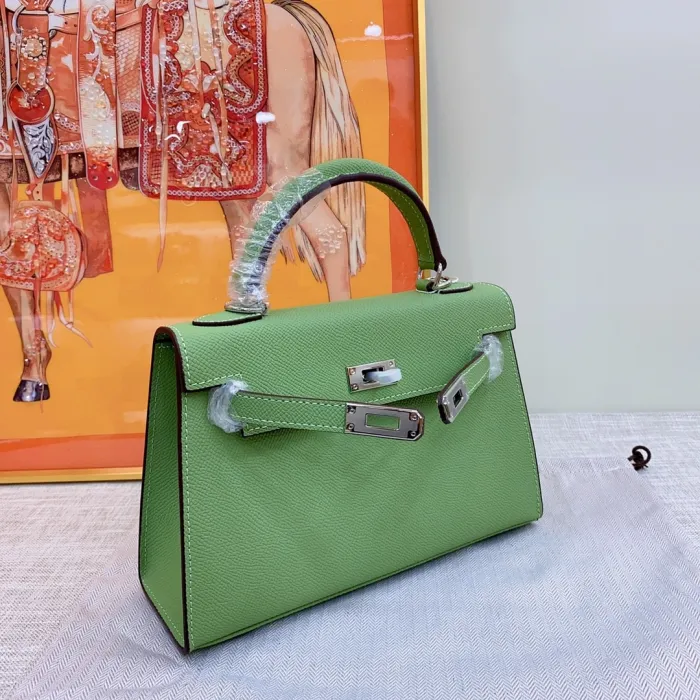 Hermes Kelly 2 Bag Silver Hardware LM081 22cm