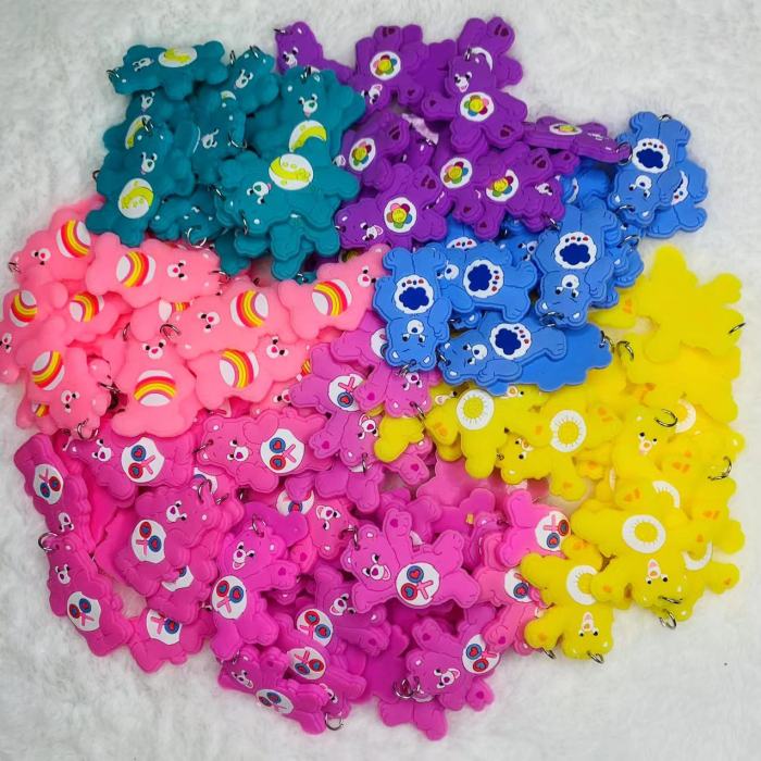 pvc rainbow bear(10pcs)