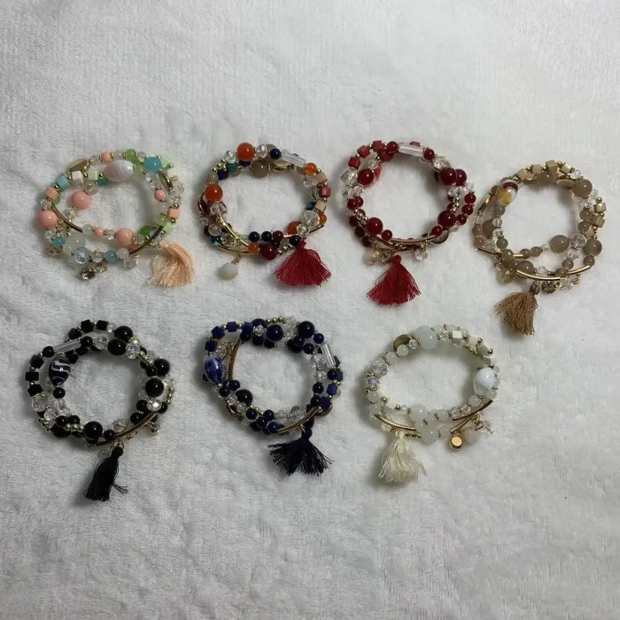 3pcs tassels bracelet set(1 set)