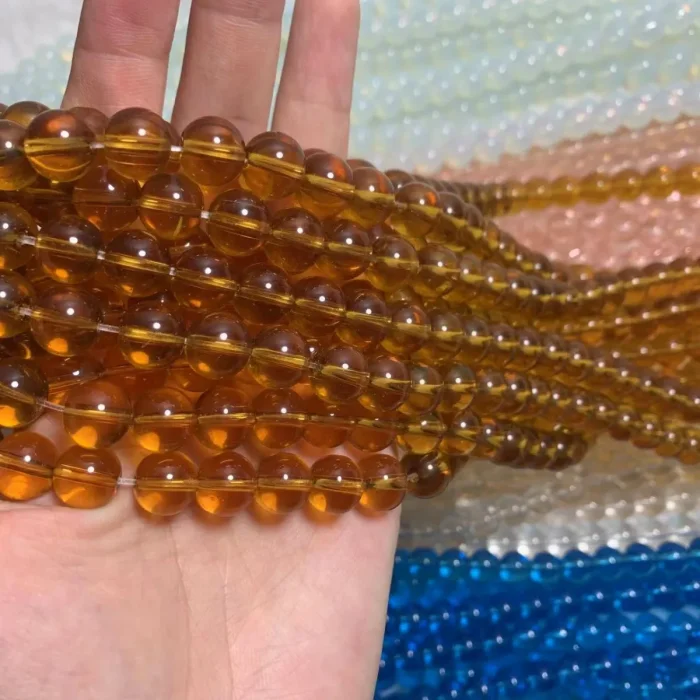 10mm transparent glass bead(38pcs)