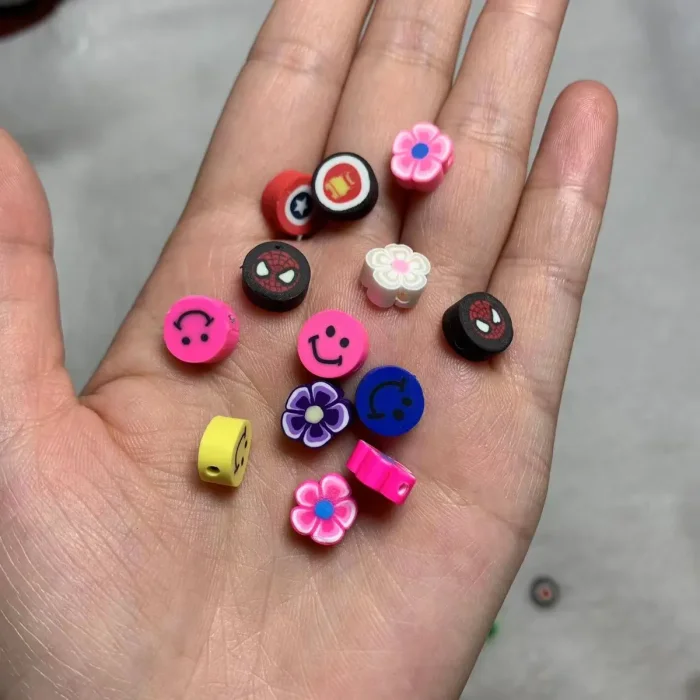 polymer clay beads(100pcs)