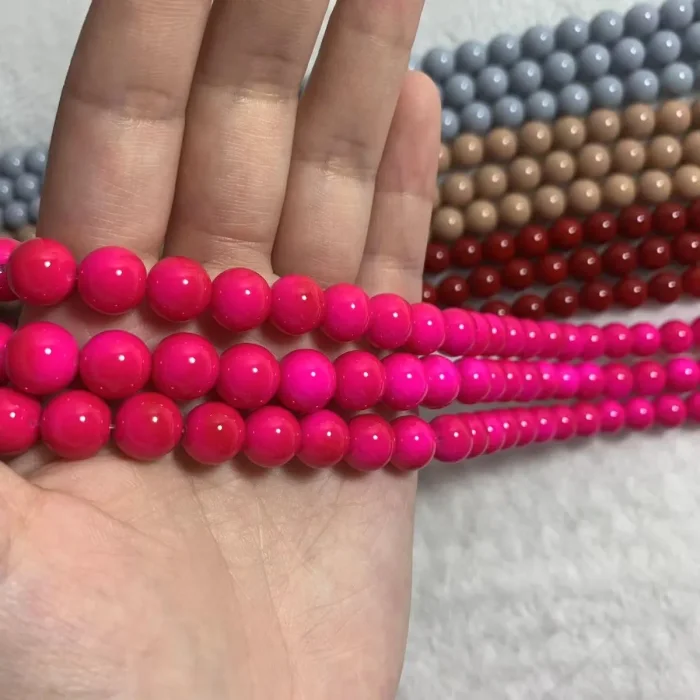 10mm pure color glass bead(40pcs)