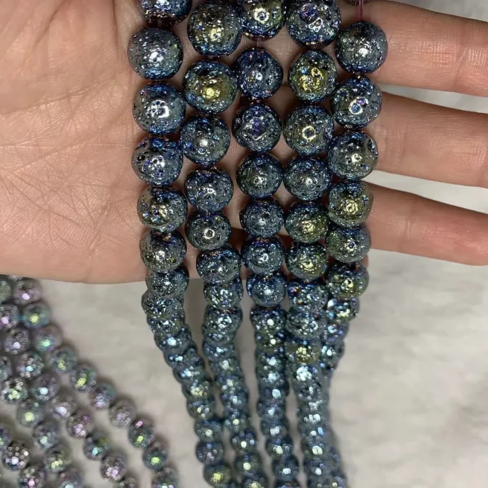 10mm volcanic stone bead(1 strand)