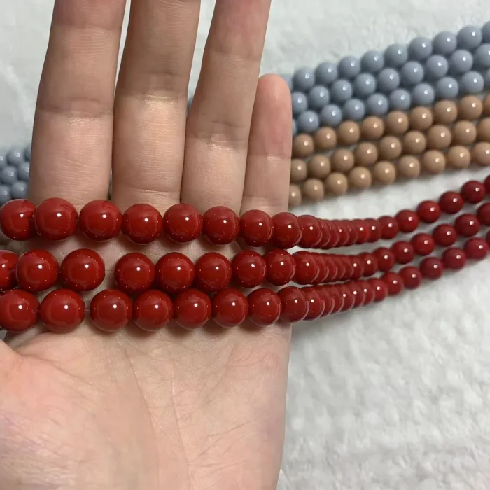 10mm pure color glass bead(40pcs)