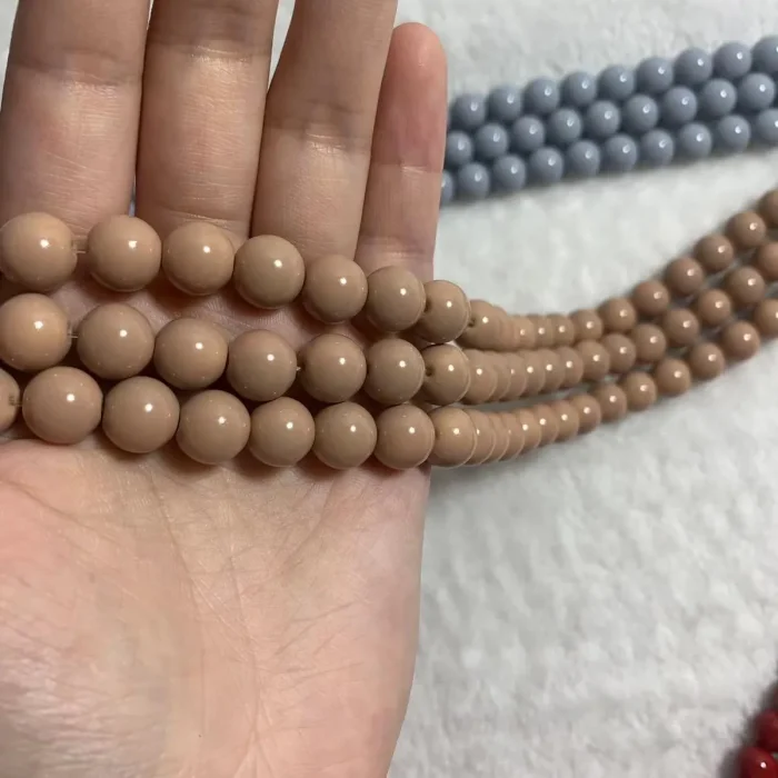 10mm pure color glass bead(40pcs)