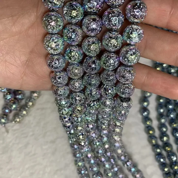 10mm volcanic stone bead(1 strand)
