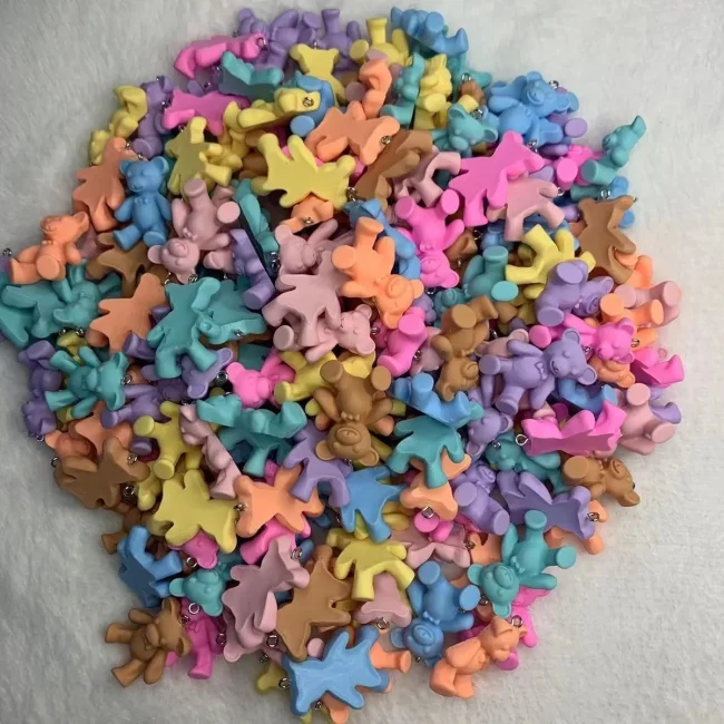 macaron pure color bear (10pcs)